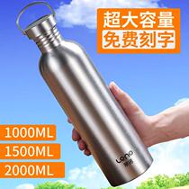 Stainless steel mug 304 food grade 304 stainless steel water glass single layer not insulated summer cool kettle large capacity man