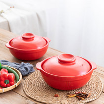 High temperature resistant clay pot rice casserole pot household gas open fire braised chicken small sand soup special large capacity