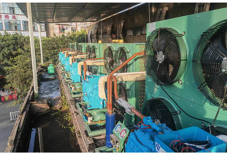 冷库全套设备制冷机组3匹5匹保鲜冷冻库半封闭低温活塞螺杆压缩机(pic16)