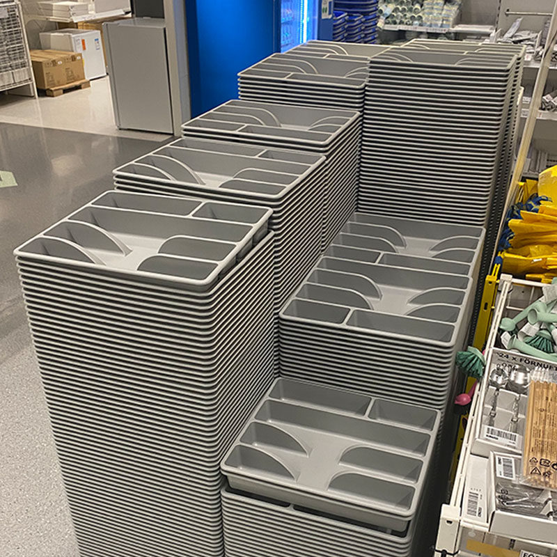 Smak tableware plates, chopsticks, knives, forks, tableware storage boxes, home kitchen drawer storage compartments, tool boxes
