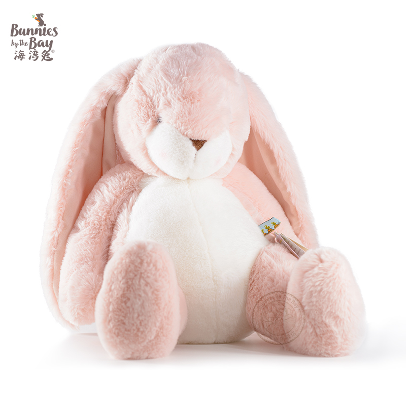Bay Rabbit Bunnies By The Bay Pink American Rabbit Plush Doll Doll Cute Doll