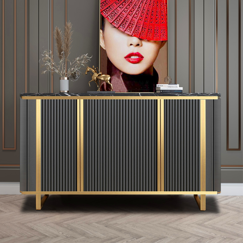 Cloud overview The light and luxurious dining cabinet marble rear modern minimalist living-room in the door into the family-in-the-door cabinet decoration cabinet