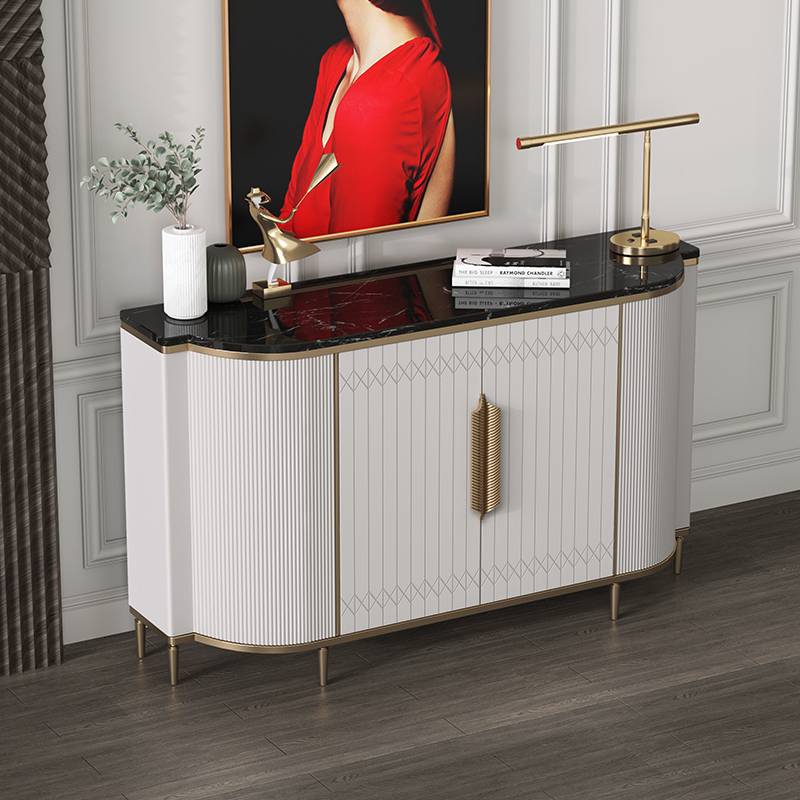 American style light luxury style entrance door cabinet modern simple living room entry dining cabinet dining room marble cabinet luxury style