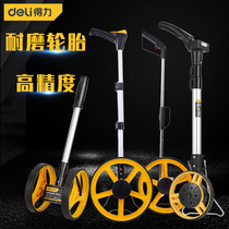 Del rangefinder hand push roller high-precision vehicle mechanical digital display measuring road roller ruler rangefinder
