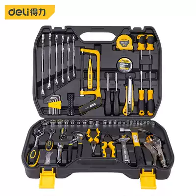 Del toolbox repair household tool set Hardware Manual power tool set woodworking electrician electric drill