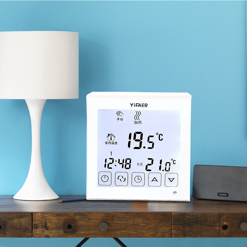 In accordance with the law YiFAER wall-mounted furnace temperature controller cable wire battery powered programmable design