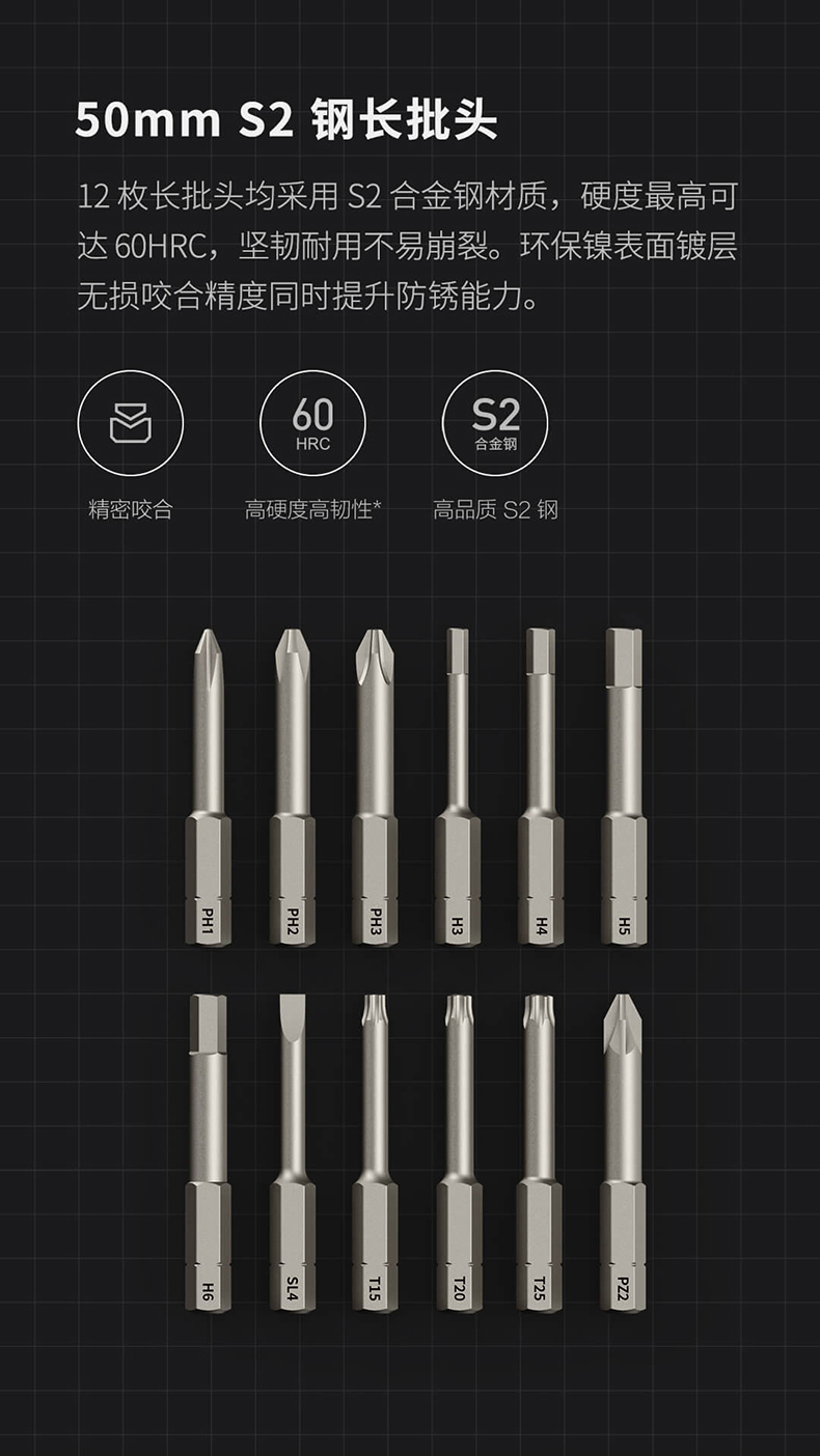 小米生态链 小猴工具 充电式电动螺丝刀 含12枚S2钢批头 券后151.1元包邮 买手党-买手聚集的地方