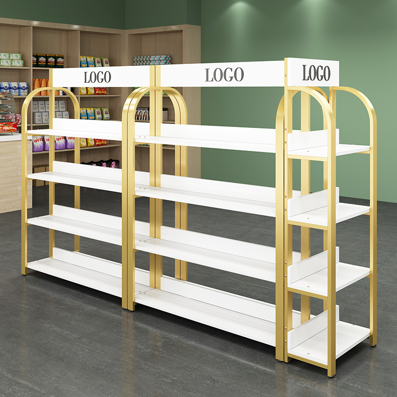 Convenience Store Supermarket Supermarket Shelf shelves Snack Shop Mother & Baby Shop Middle Island Cabinet Stationery Pharmacy Bifacial Composition Container