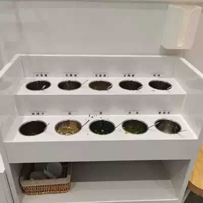 Hot Pot restaurant simple small seasoning table spicy hot pot table skewers sauce table