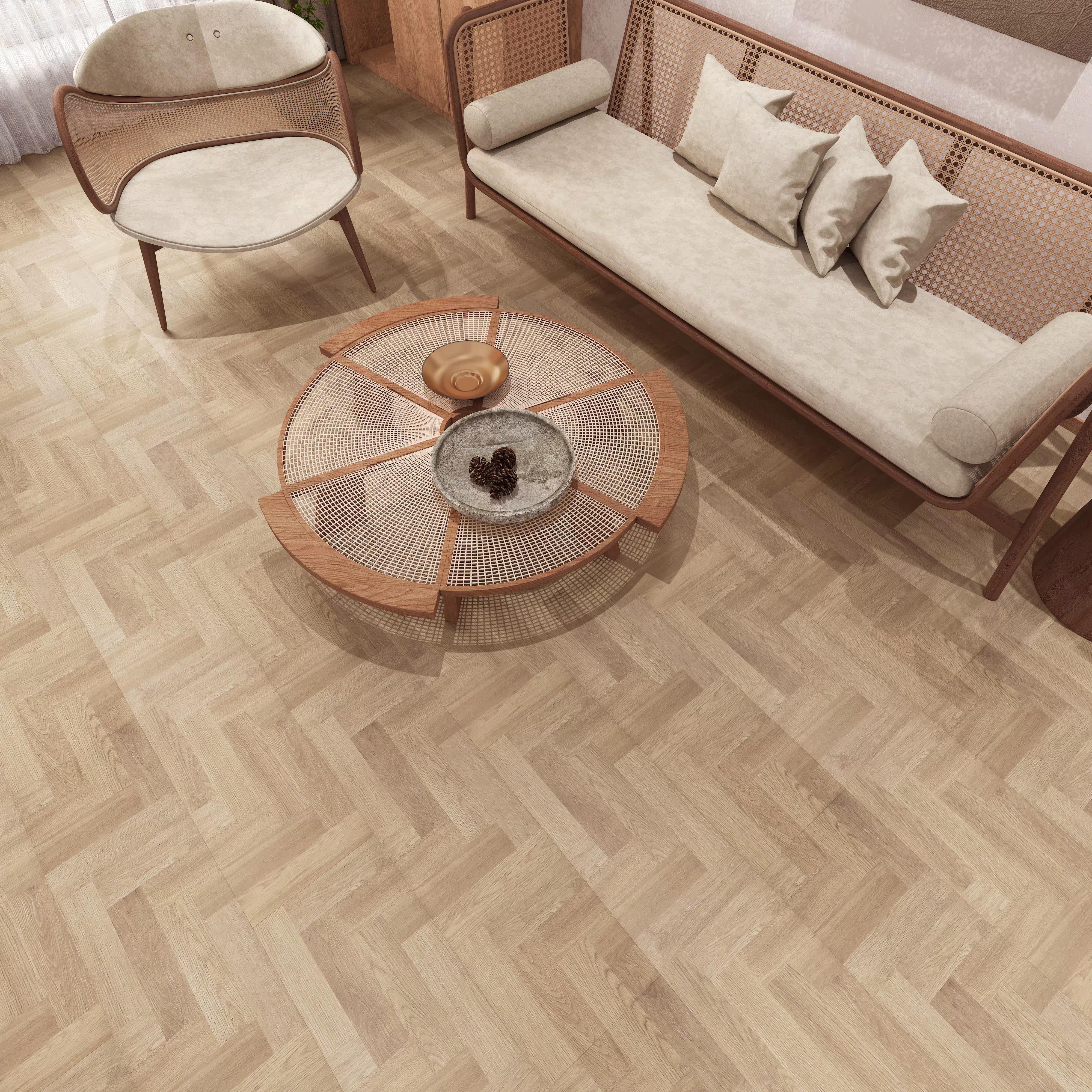 Herringbone parquet laminate flooring factory direct fish bone flooring household 12mm environmentally friendly wear-resistant floor heating