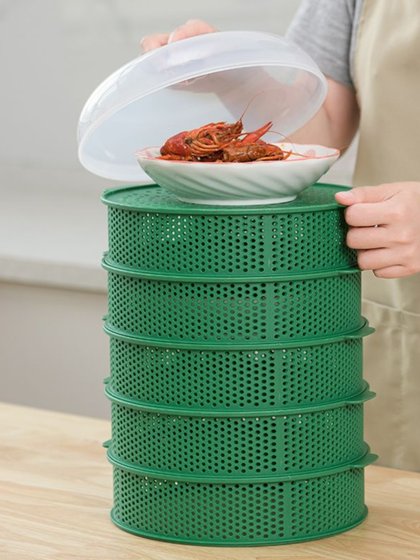 镂空菜罩带盖饭桌剩饭菜多功能罩菜罩多层夏天防蝇防虫盖菜碗家用