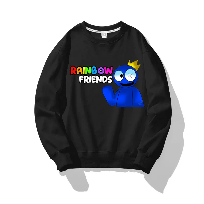 Одежда Rainbow Friends Детская одежда свитер с длинными рукавами Roblox Rainbow Friends Rainbow партнер