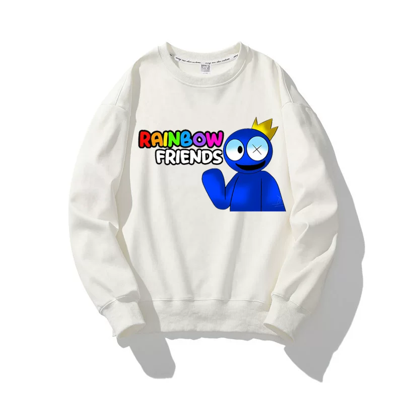 Одежда Rainbow Friends Детская одежда свитер с длинными рукавами Roblox Rainbow Friends Rainbow партнер