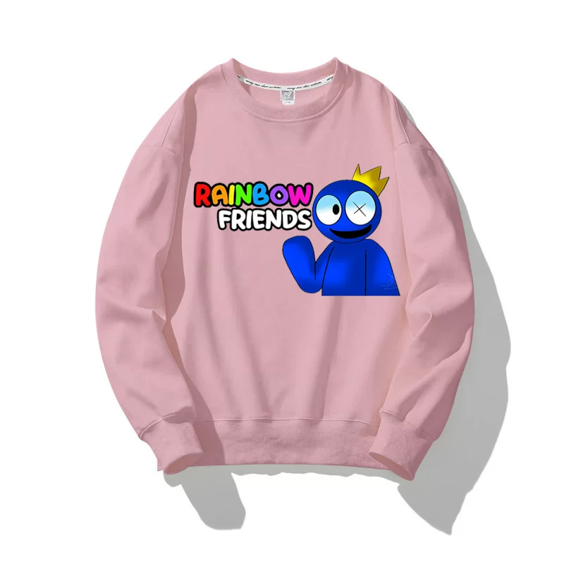Одежда Rainbow Friends Детская одежда свитер с длинными рукавами Roblox Rainbow Friends Rainbow партнер