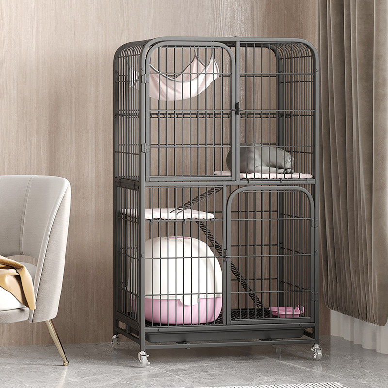 Cat Cage Kitty Luxury Villa Indoor Home Super Free Space Cat House Cat House Cat House Pet Apartment