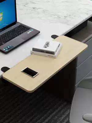 Computer desktop extension board Table extension extension hand holder widened folding board Extension hand holder Punch-free connector board