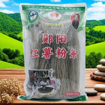 Hubei Old Wild Plum Sweet Potato Powder 500g Gift Box Authentic Specialty Qiyang Sweet Potato Vermicelli Catering Commercial Food
