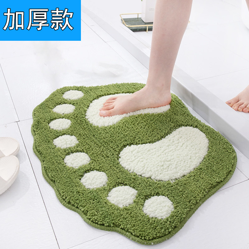 Floor mat door mat entrance water absorption bathroom non-slip mat home foyer door carpet kitchen toilet toilet foot mat