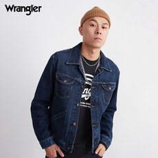 Куртка wrangler威格icons系列20春夏男款纯棉牛仔夹克外套w21325f62m77