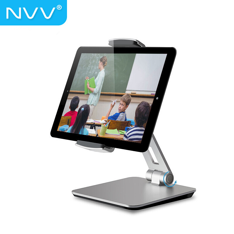 NVV mobile phone bracket desktop tablet bracket adjustable lifting bracket aluminum alloy mobile phone tablet bracket NS-4H