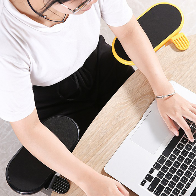 Office computer hand bracket support mat 180 degrees rotatable extension desktop arm wrist support without punching