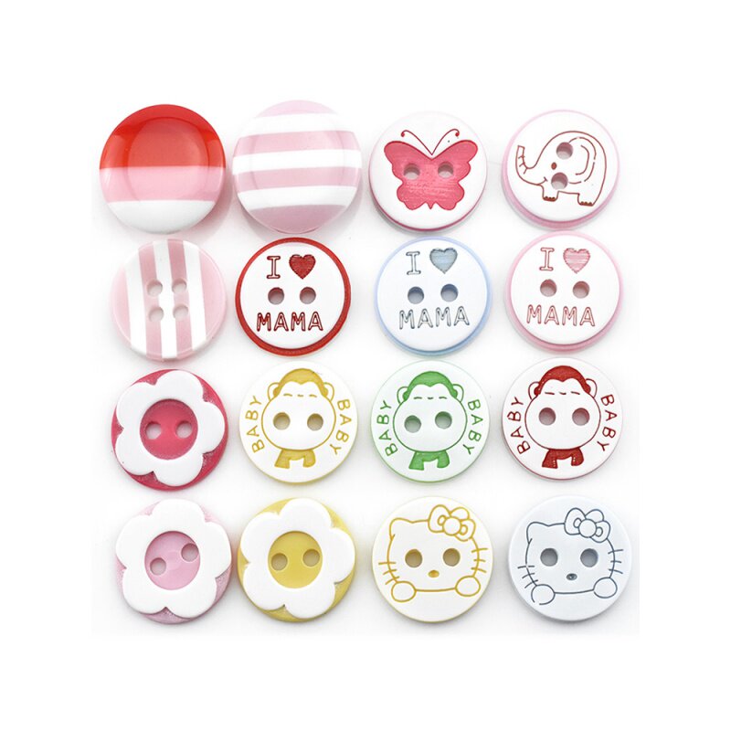 Children's button color cute cartoon round button baby baby sweater cardigan coat clothes button
