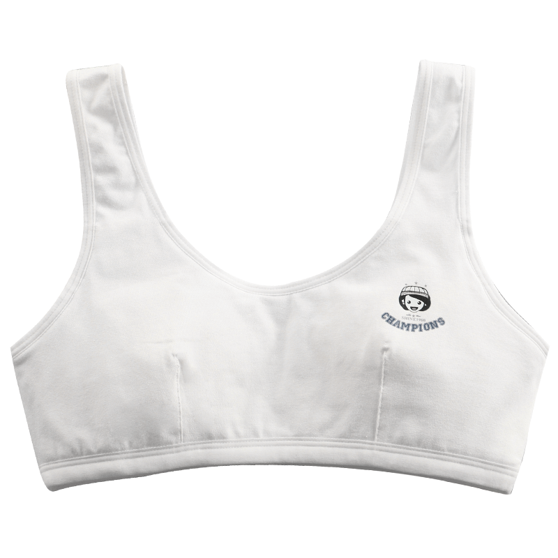 Girl Hair Care Period Little Vest High School Student Girl Bra 9-12 Year 16 Junior High School Girl Pure Cotton Big Boy