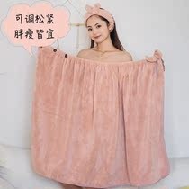 Bath towel women can wear pure cotton adult household absorbent non-hair loss daily necessities student sexy wrap chest tube top bath skirt
