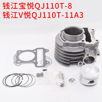 QJ110T-8-11A cylinder cylinder Qianjiang Baoyue V Yue piston ring gasket HG-3 changed to 125 valve small chain guide