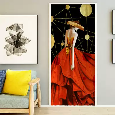 Customized fitting room door curtain partition window bedroom home shop commercial aisle blocking curtain non-perforated porch half curtain