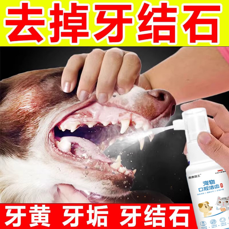 Pooch Tooth Calculus Softener Remover removes mouth odorizing teeth Tooth Scale Teddy Pooch Oral Softening Cleaning Spray-Taobao