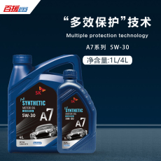 汽车小保养服务 百援精养 sk全合成机油a7系列 5w-30（4l）小保养套