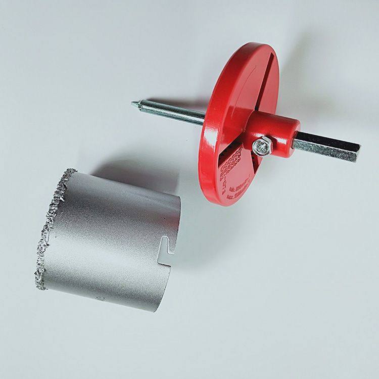 Manufacturer 8 pieces of plastic case with tungsten carbide Cemented Carbide Crushed Grain Pore Saw YG8 Tile Driller BORING MACHINE