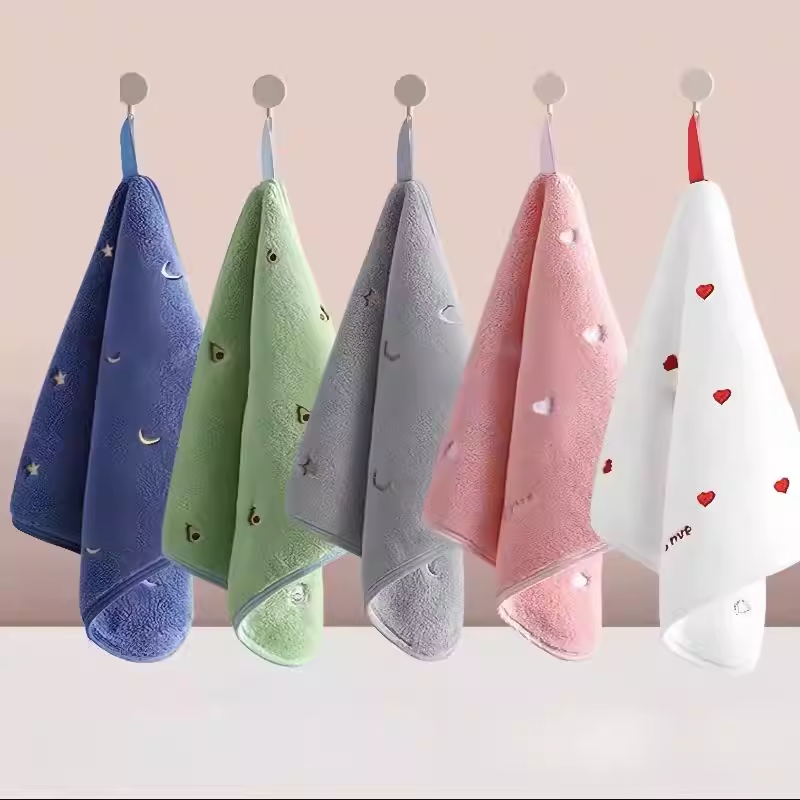 擦手毛巾挂式擦手巾卫生间专用防臭速干