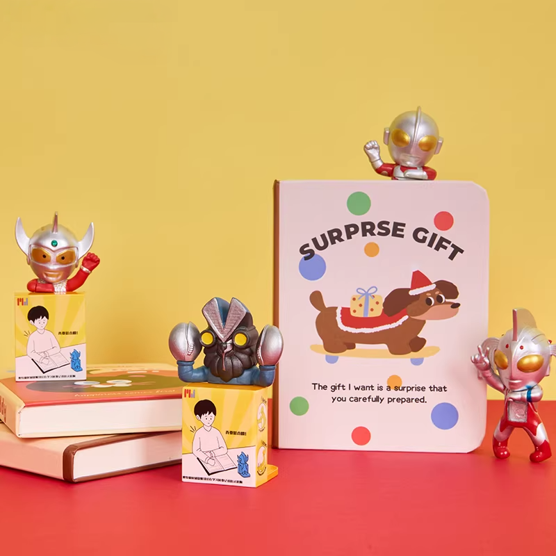 漫屋Q版奥特曼趴趴挂件潮玩盲盒