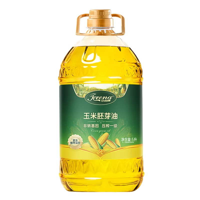 一级压榨纯玉米油家用食用油胚芽小榨物理压榨炒菜油大桶装植物油