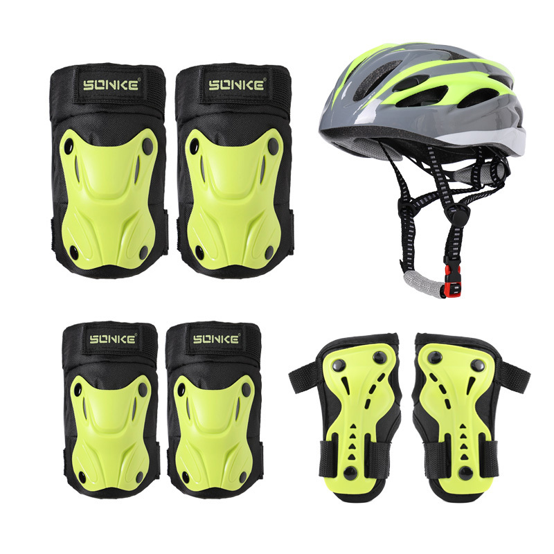 Children's Protective Gear for Ages 3-15, Roller Skating, Cycling Equipment, Skateboard, Skating, Balance Bike, Sports Anti-Fall Knee Pads and Helmet Children's Protective Gear for Ages 3-15, Roller Skating, Cycling Equipment, Skateboard, Skating, Balance Bike, Sports Anti-Fall Knee Pads and Helmet