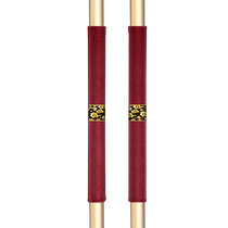 Door handle protective cover leather and velvet dual-purpose store red handle cover warm sun protection anti-static handle gloves customization