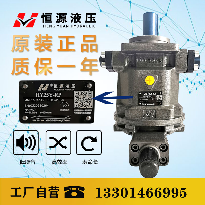 Hengyuan hydraulic HY10 16 25 40 63 80 107 125 160 250Y-RP LP axial piston pump