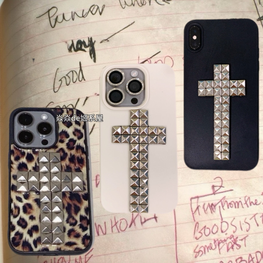 Gothic Cross Rivet Phone Case | Direct from Taobao China - Product image 8