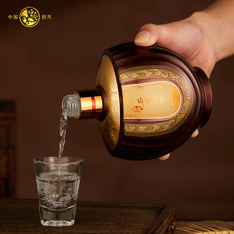 西凤酒 窖藏小福坛 52度凤香型白酒 500ml 天猫优惠券折后￥60包邮（￥85-25）