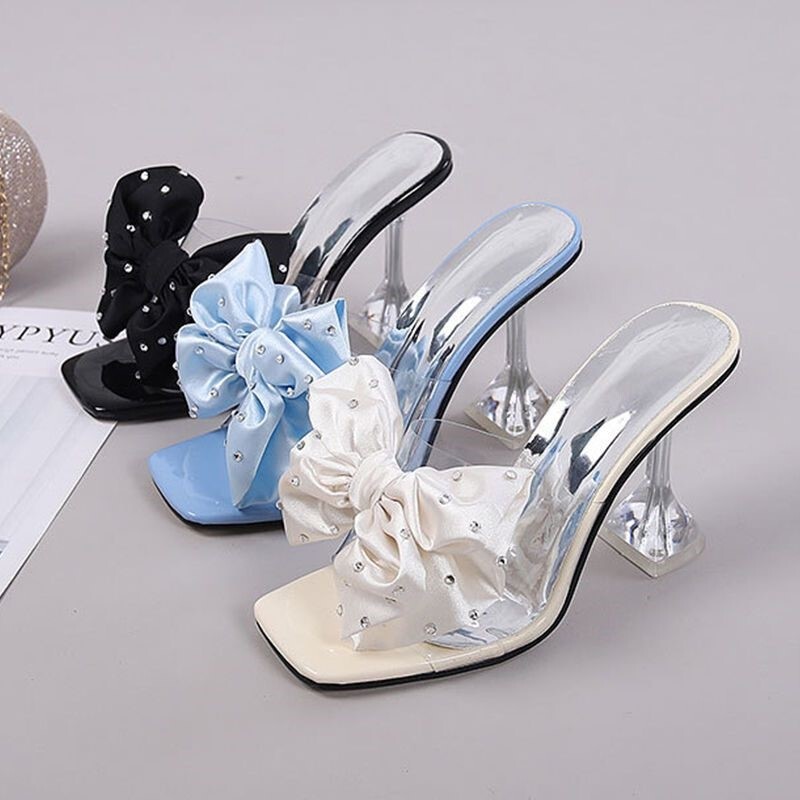 Charming Stilettos, Bed War Shoes, Exquisite and Beautiful Small High Heels, 2025 New Style, This Year's Popular Women's Large Flower Shoes