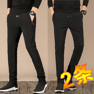 【两条】春季新款男运动裤男士学生长裤