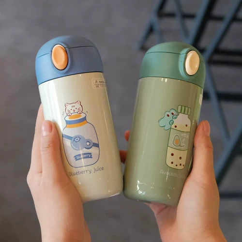 Маленький портативный стакан подходит для мужчин и женщин, детская маленькая трубочка для школьников со стаканом