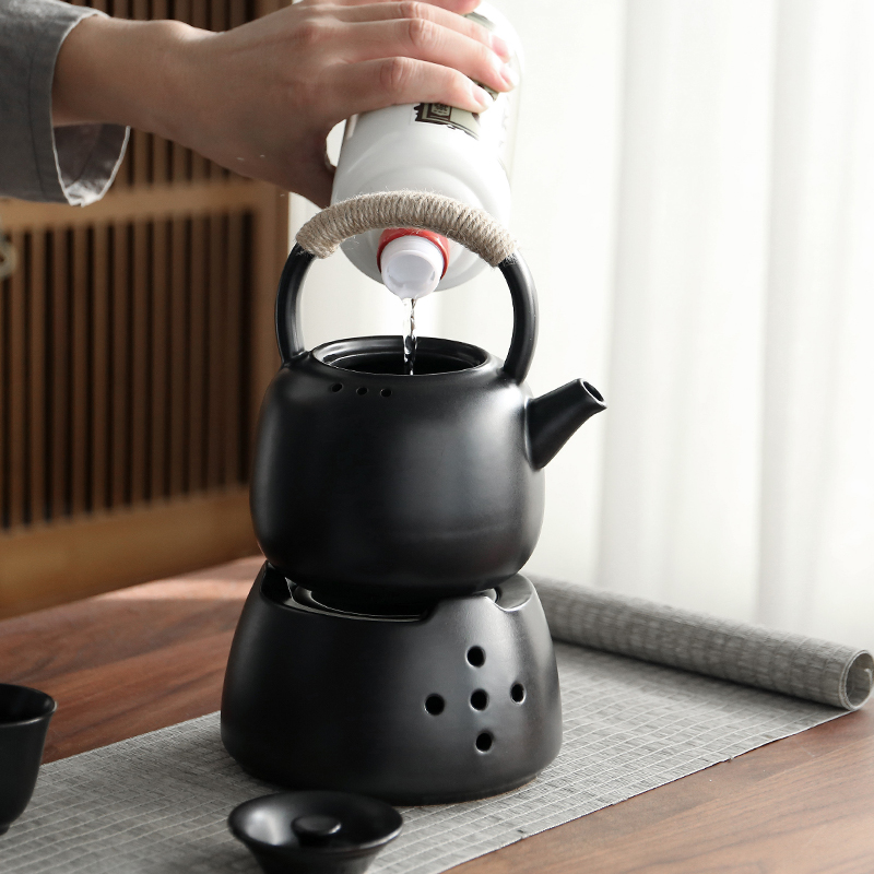 Charcoal Stove Lifting Beam Pot Yellow Wine Cooking Wine Cooking Wine Large Capacity Heating Electric Heating Wine Fine Lamp Hot Wine Pot Old Nostalgia-Taobao