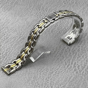 Mengshi Pure Steel Watch Band Suitable for Audemars Piguet, Jaeger-Lecoultre, Vacheron Constantin, Chopard Watches, Solid Steel Band 14mm