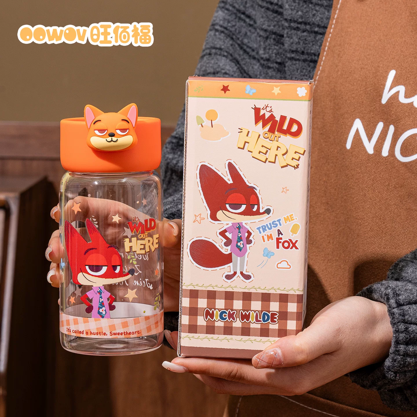 Чашка для воды Zootopia из стекла для школьниц, особенная, с высокой внешностью и термостойкостью, портативная чашка