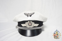 German Luftwaffe Air Force summer white soft hat large brim hat