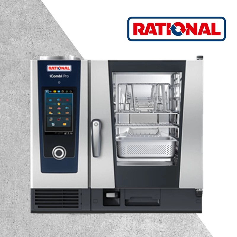 Lexin Universal Steaming Oven Commercial Rational Touch Screen Computer Version 6-Ten Tray Steaming Oven Icp61