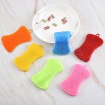 Factory silicone Soap Dish Brush pan dish bowl brush scouring cloth kitchen cleaning brush household